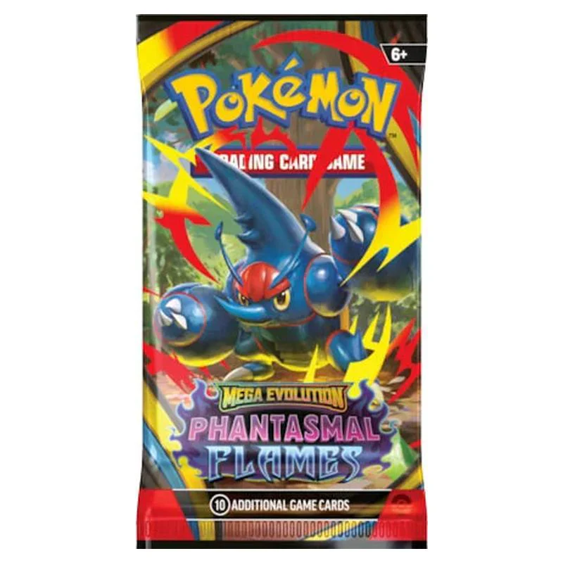 Pokemon TCG: Mega Evolutions Phantasmal Flames Booster Pack (10 Per customer) - Image 3