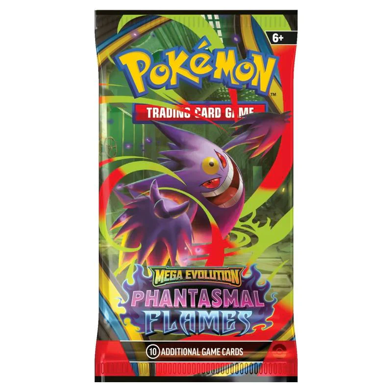 Pokemon TCG: Mega Evolutions Phantasmal Flames Booster Pack (10 Per customer) - Image 4